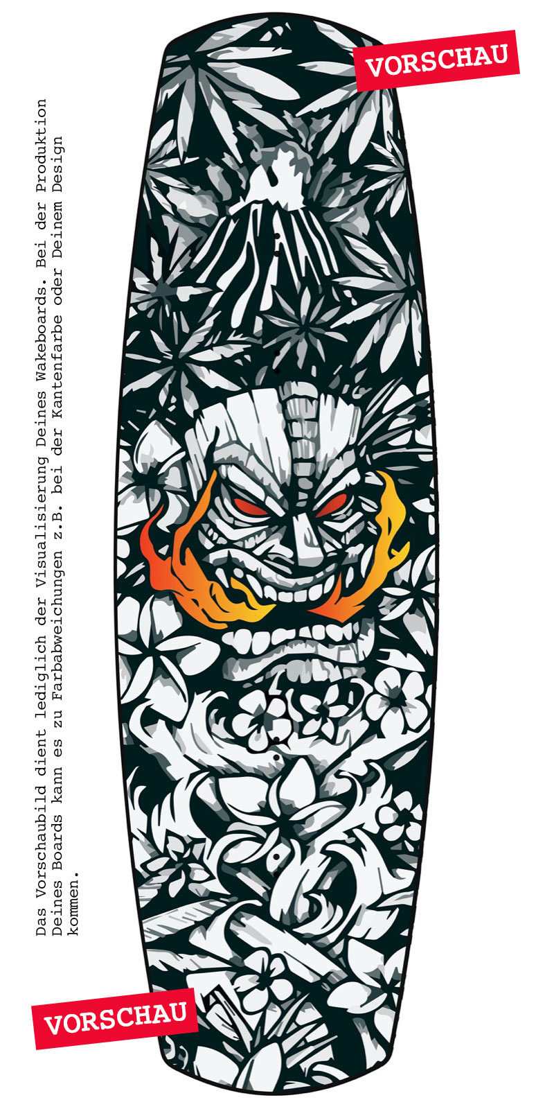 Ein Tattoo als Design auf dem Wakeboard » SCHIER BOARDS